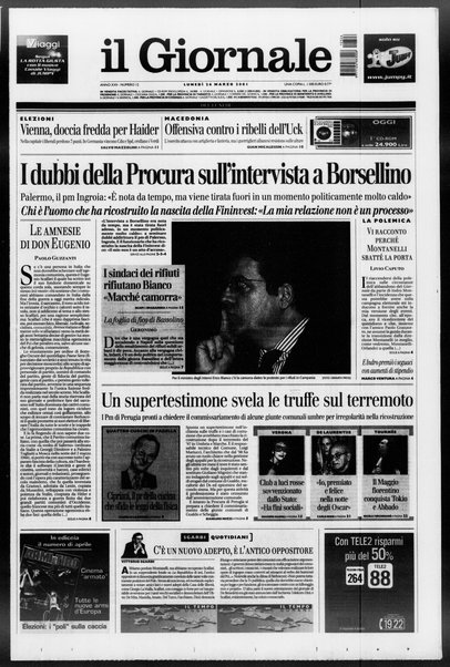 Il giornale del lunedi